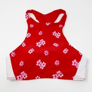 AERIE High Neck Crop Gym to Swim Bikini NWOT Sz S